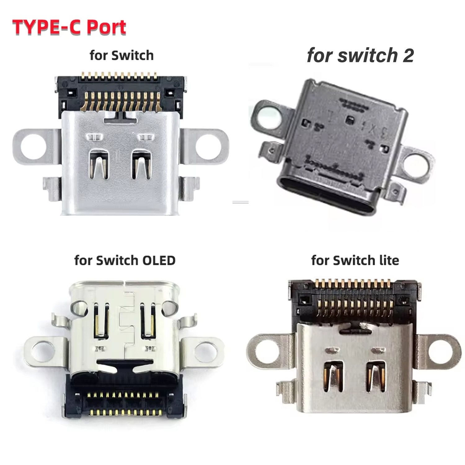 Gaming Console Nintendo Switch - Replacement Type C Port Charging Port