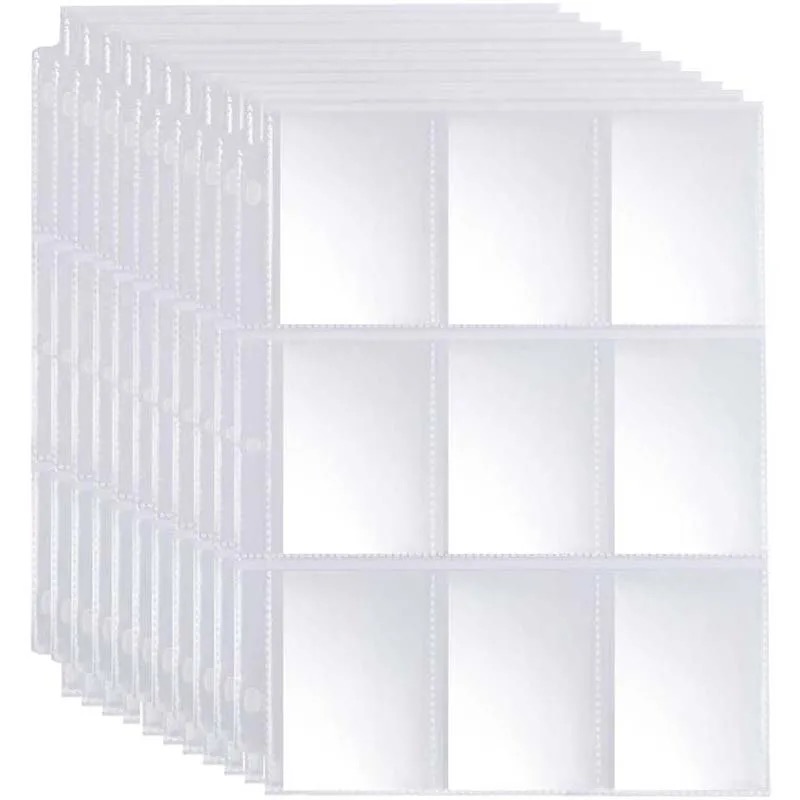 Handheld Gaming Console - 50pcs 9 Pocket Trading Gaming Card
