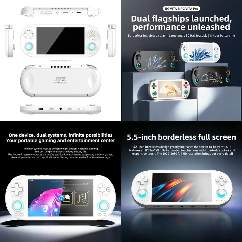 Handheld Gaming Console - 【CHIMU HOME】 5.5 inch touchscreen handheld