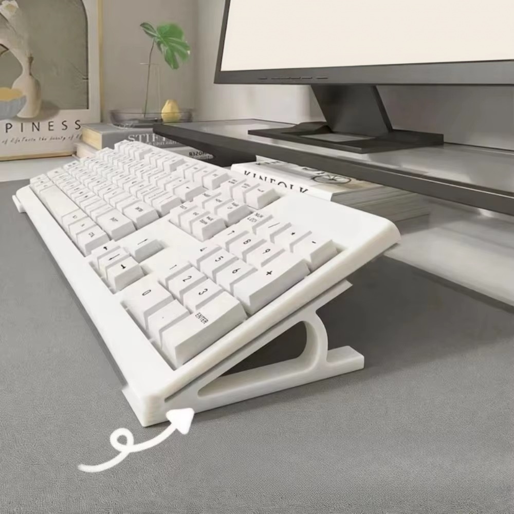Gaming Console With Keyboard - 2pc Ergonomic Keyboard Riser For Office