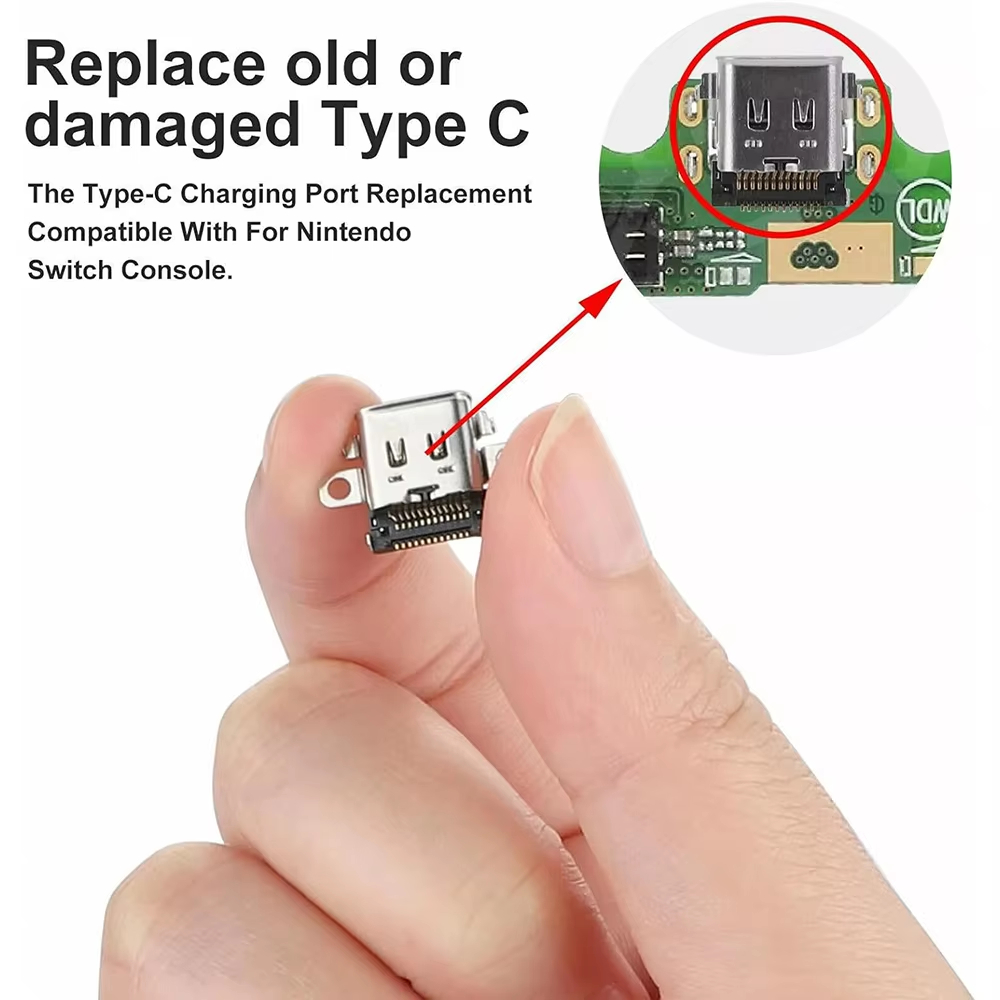 Replacement Type C Port Chargi - đánh giá và giá Gaming Console Nintendo Switch