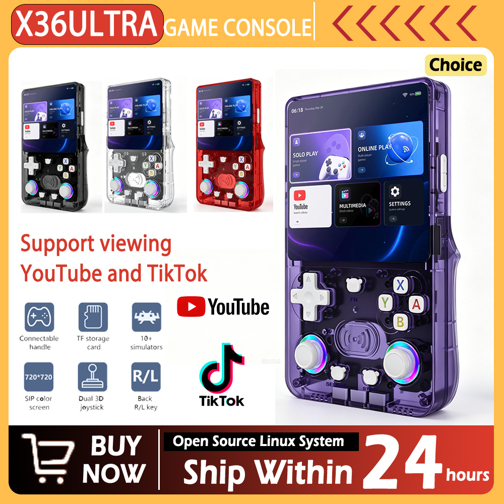 New X36 ultra retro handheld g - đánh giá và giá Gaming Console Handheld Retro