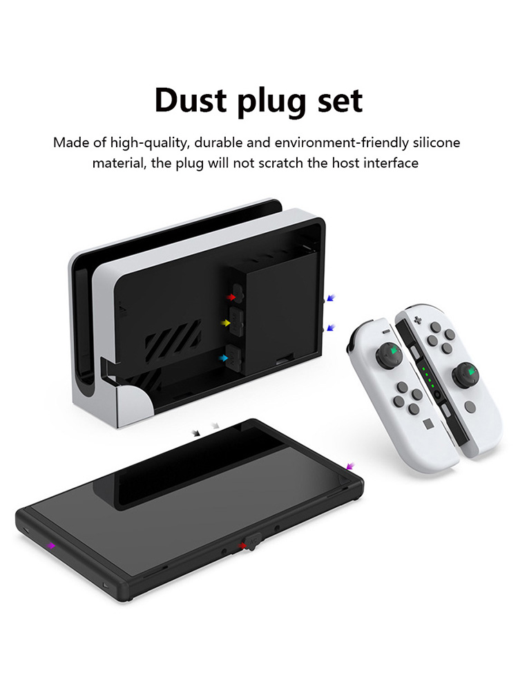 14 PCS/Set Dust Plug Silicone  - đánh giá và giá Gaming Console Nintendo Switch