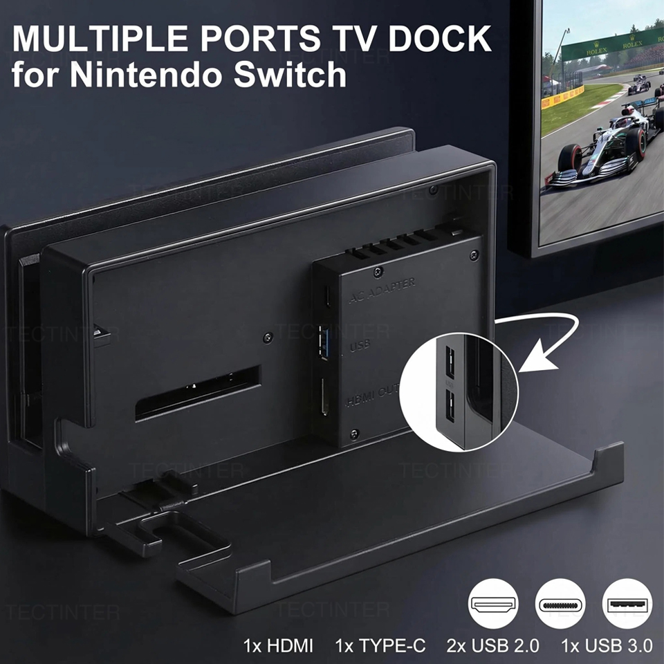 2 in 1 Charging TV Dock Statio - đánh giá và giá Gaming Console Nintendo Switch