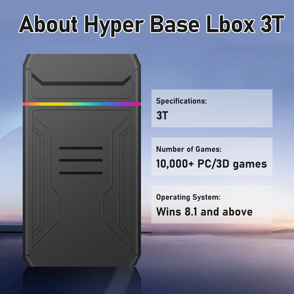 3TB Launchbox Portable Gaming  - đánh giá và giá Gaming Console Video Game