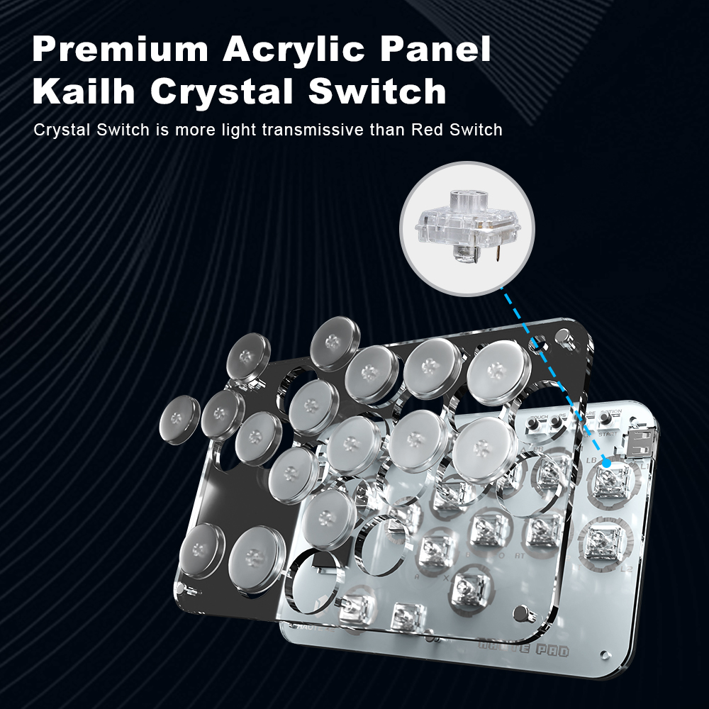 Haute42 Arcade Joystick Hitbox - đánh giá và giá Gaming Console With Keyboard
