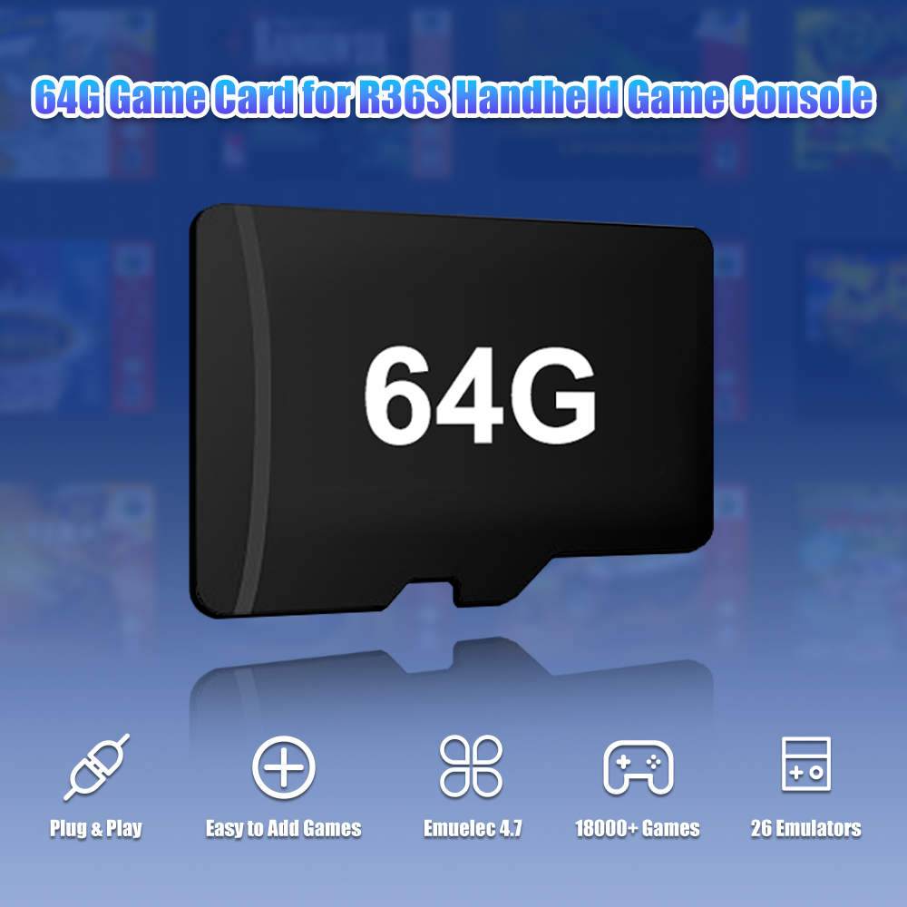 64G Game TF Card for R36S Vide - đánh giá và giá Gaming Console Handheld Retro
