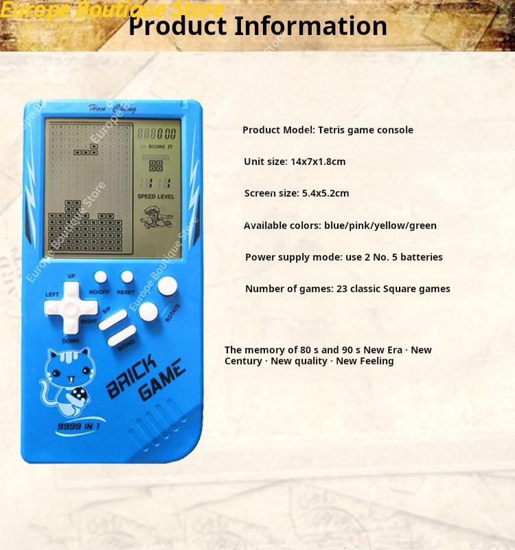 Large Screen Kids Handheld Gam - đánh giá và giá Gaming Console Handheld Retro