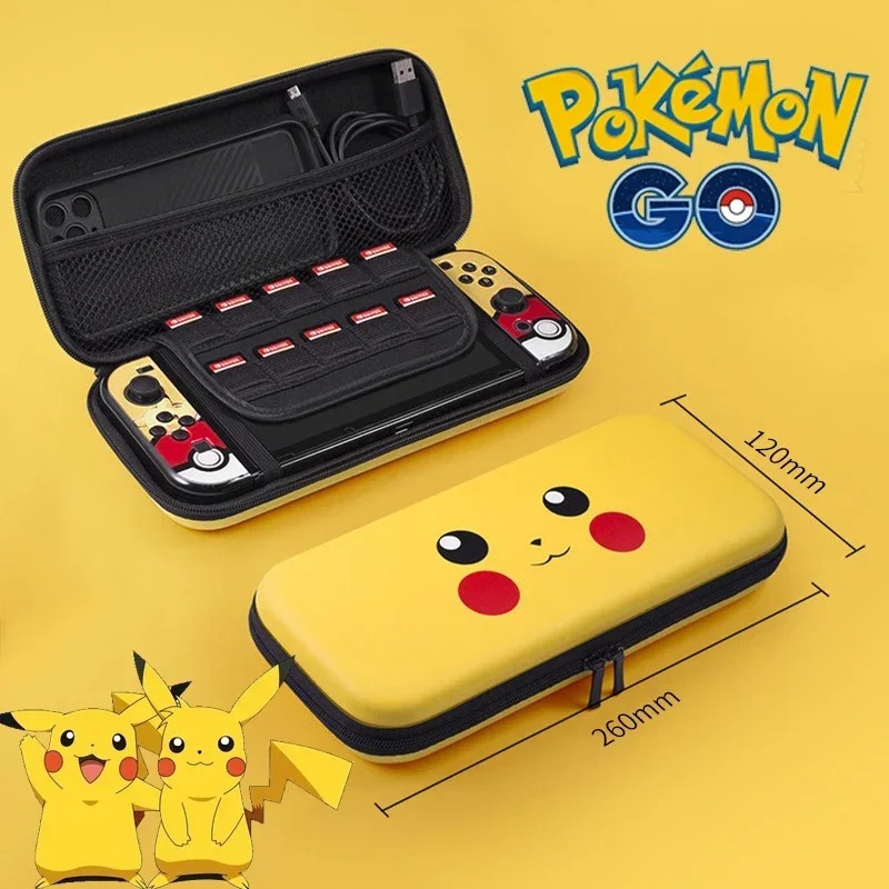 Pokemon Pikachu Storage Bag fo - đánh giá và giá Handheld Gaming Console