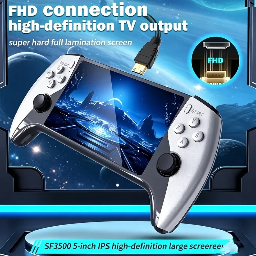 SF3500 5 inch Handheld Game Co - đánh giá và giá Gaming Console Handheld Retro